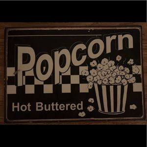 Popcorn sign